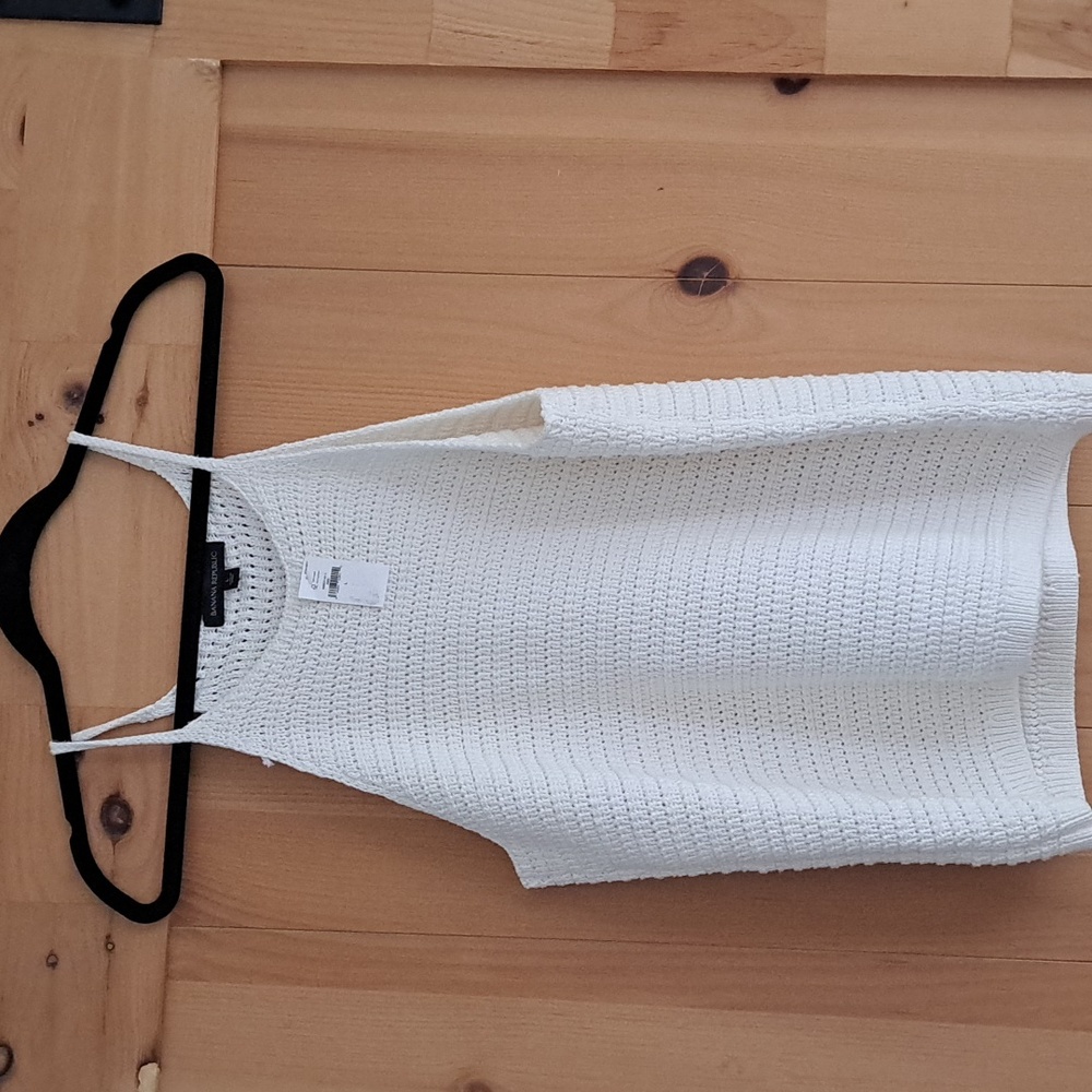 Banana Republic Cream Knit Sweater